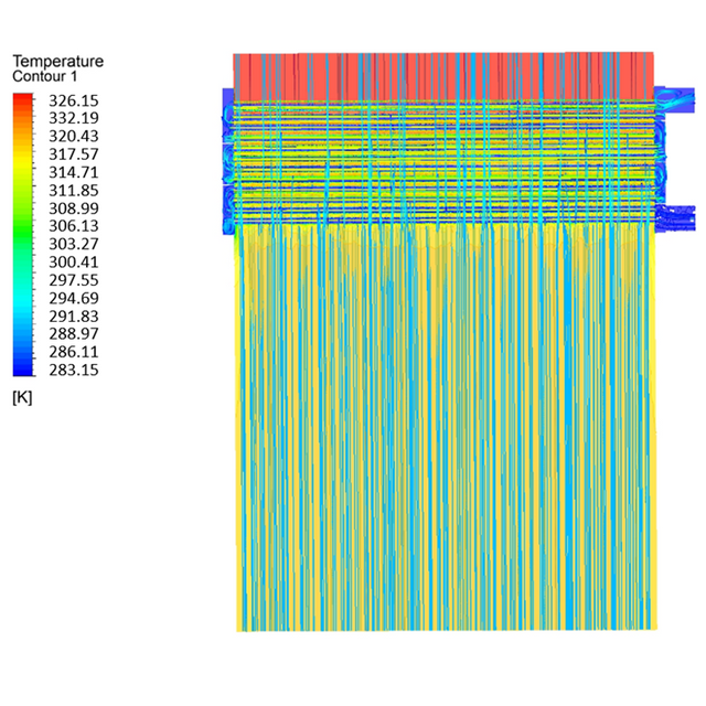 流场温度均匀性仿真分析